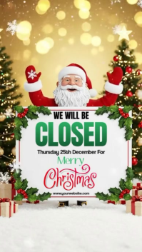 White Joyful Brown 3d Closed On Merry Christmas Instagram Story Instagram Story template