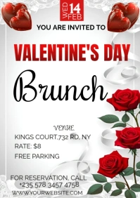 White Joyful Brunch Design A1 template