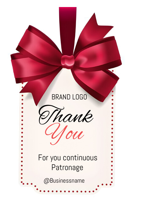 Copy of White Joyful Business Thank You Poster | PosterMyWall