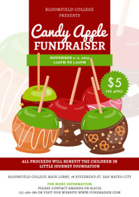 สีขาว Fundraiser Event Promotion A4 Template