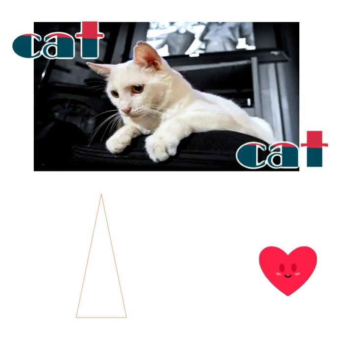 Copy of White Joyful Cat Instagram Post | PosterMyWall