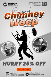 White Joyful Chimney Sweep Pinterest Graphic Ihluzo le-Pinterest template