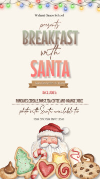White Joyful Christmas Instagram Story template