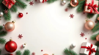 White Joyful Christmas Template Digital Display (16:9)