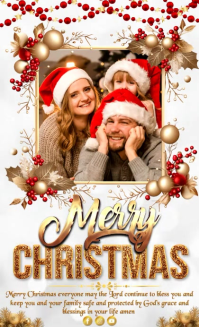 White Joyful Christmas Us Legal template