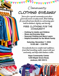 Putih Clothing Giveaway Flyer Template