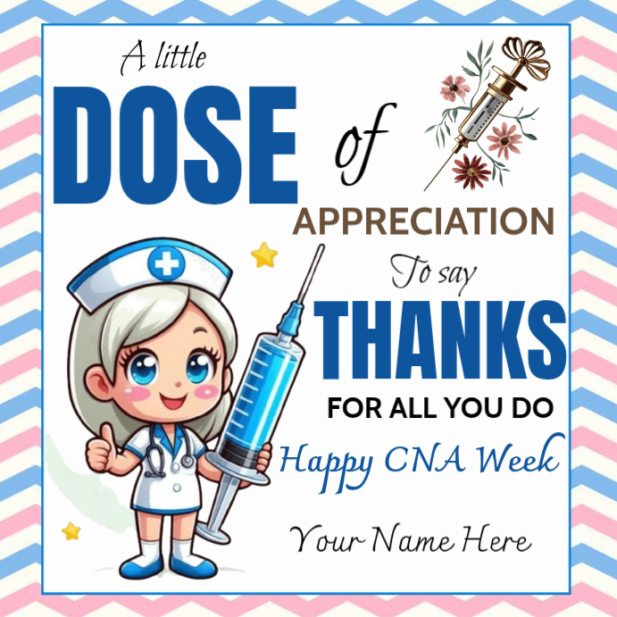 Cna Appreciation Week Template | PosterMyWall