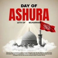 White Joyful Day Of Ashura Instagram Post template