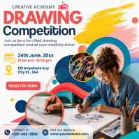 Putih Drawing Competition Message Instagram Template