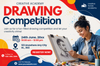 White Drawing Competition Iphosta Template