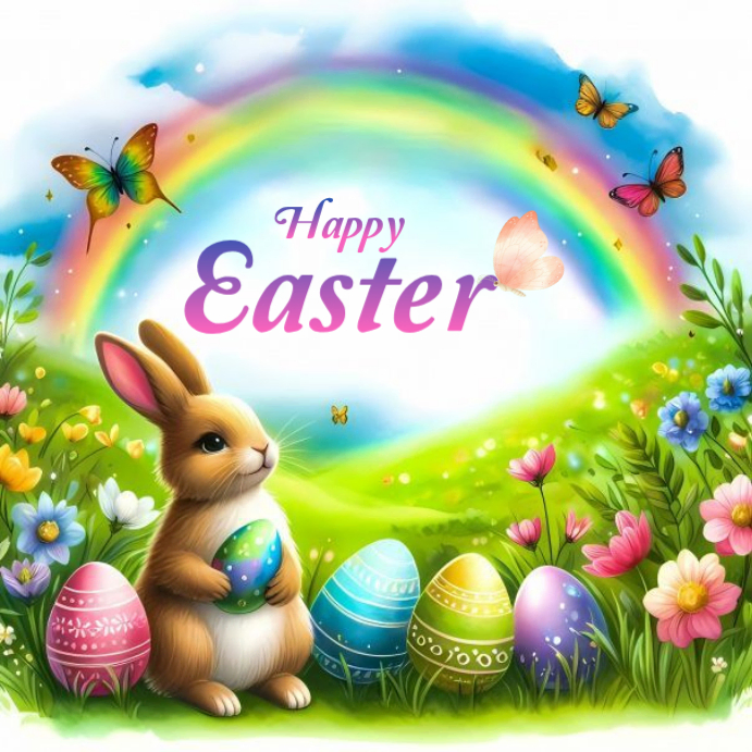 Happy Easter Modelo | PosterMyWall