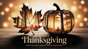 Black Thanksgiving Ekran reklamowy Template