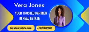 Purple Real Estate Agent Promotion Facebook Cover Photo Template