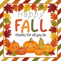 Wit Fall Celebration Quadrado Template