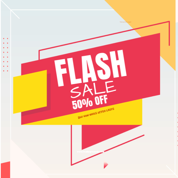 Copy of White Joyful Flash Sale Templates Instagram Post | PosterMyWall
