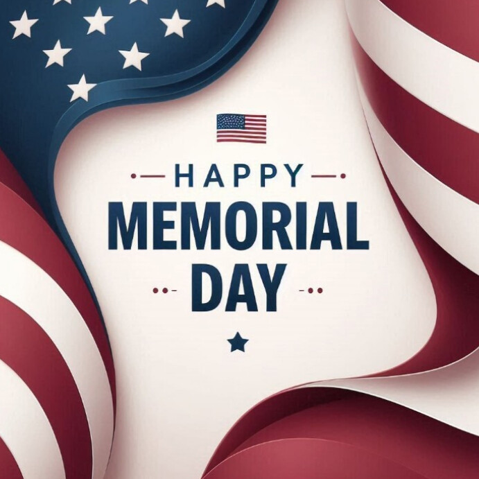 Copy of White Joyful Flatlay Happy Memorial Day Instagram Post ...