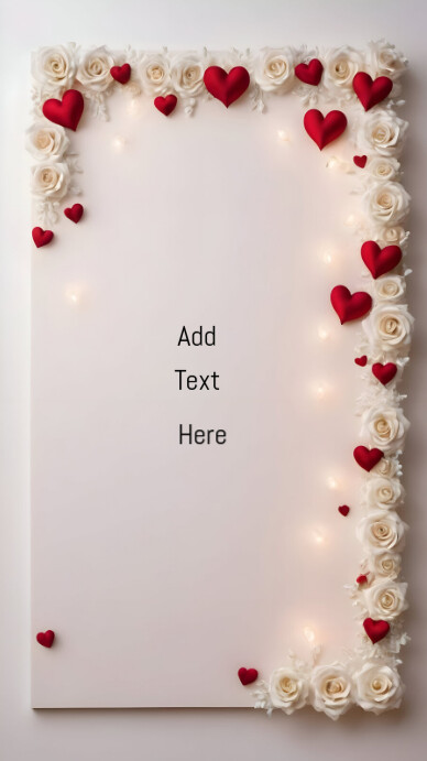 White Joyful Floral Background Template Instagram Story | PosterMyWall