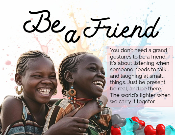 White Joyful Friendship Flyer Template | PosterMyWall