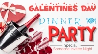 White Joyful Galentines Day  Youtube Thumbnail YouTube-miniature template