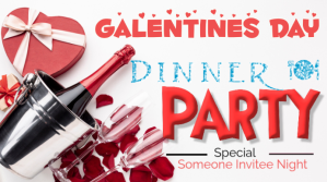 White Joyful Galentines Day  Youtube Thumbnail template