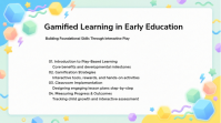 Blanco Gamified Learning in Early Education งานนำเสนอ Presentation Template