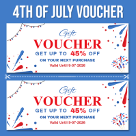 White Gift Voucher Instagram Post Template