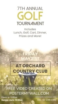 White Joyful Golf  Instagram Story Instagram-Story template