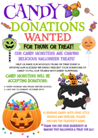 Branco Halloween Candy Donation A6 Template
