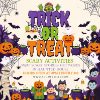 Blanco Halloween Event Carré Template