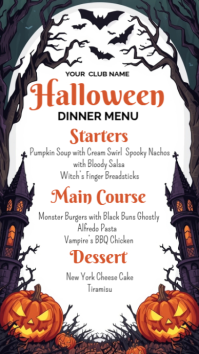 White Joyful Halloween Flyers Instagram Story template