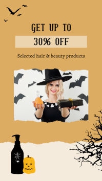 Bianco Halloween Salon Sale Instagram Story Template - Page 4