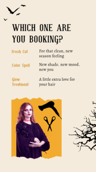 Bianco Halloween Salon Sale Instagram Story Template - Page 3