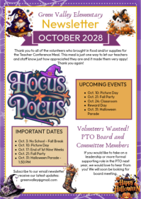 Branco School Newsletter A6 Template