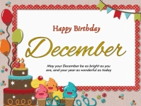 White Joyful Happy Birthday  Yard Sign 庭院招牌 template