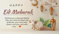 White Joyful Happy Eid Mubarak Celebration Te Tanda template