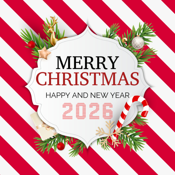 White Joyful Happy Merry Christmas Wishes Instagram Post Template ...