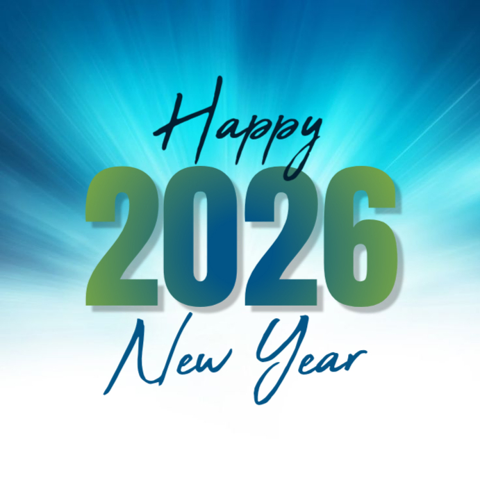 White Joyful Happy New Year Instagram Post Template | PosterMyWall