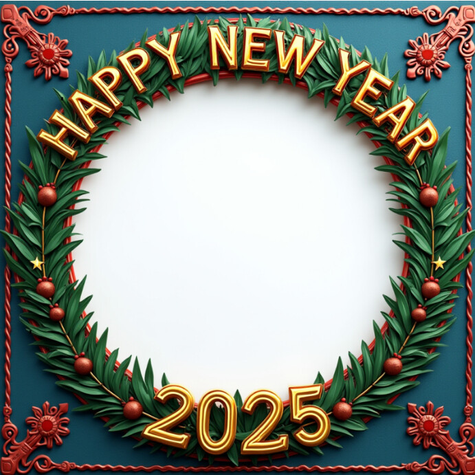 Plantilla de White Joyful Happy New Year Template Instagram Post ...