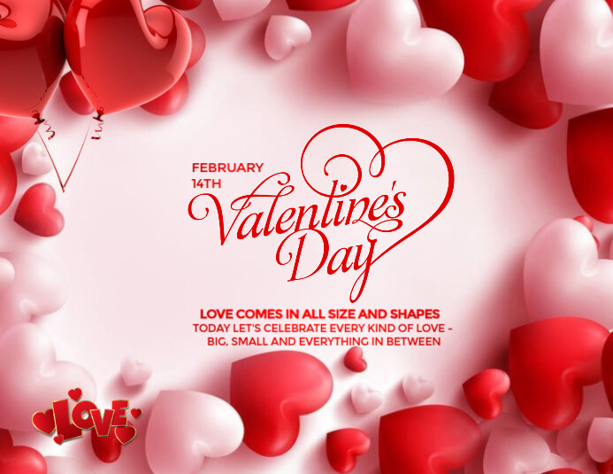 Copy of White Joyful Happy Valentine Party, Valentine, Happy New Month ...