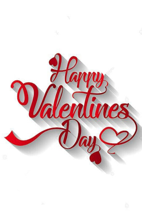 Copy of White Joyful Happy Valentines Day Poster | PosterMyWall