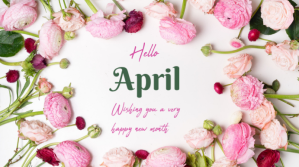 Hello April Video Template | PosterMyWall
