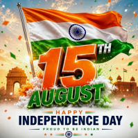 White Independence Day Celebration Iphosti le-Instagram Template