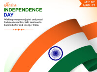 White Indian Independence Day 演示 Template