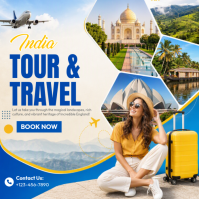 Blanc India Tour & Travel Message Instagram Template