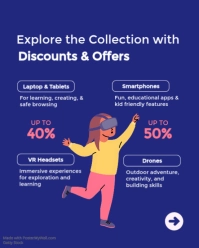 Biały Kid's Gadgets Sale Instagram Portrait Template - Page 3