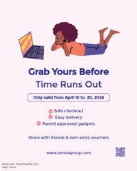 Biały Kid's Gadgets Sale Instagram Portrait Template - Page 4