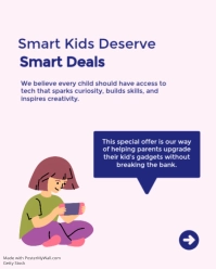 Biały Kid's Gadgets Sale Instagram Portrait Template - Page 2
