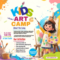 Putih Kids Art Camp Iphosti le-Instagram Template