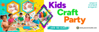 Blanco Kids Craft Party ส่วนหัว Twitter Template