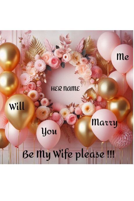 Plantilla de White Joyful Marry Me Poster | PosterMyWall